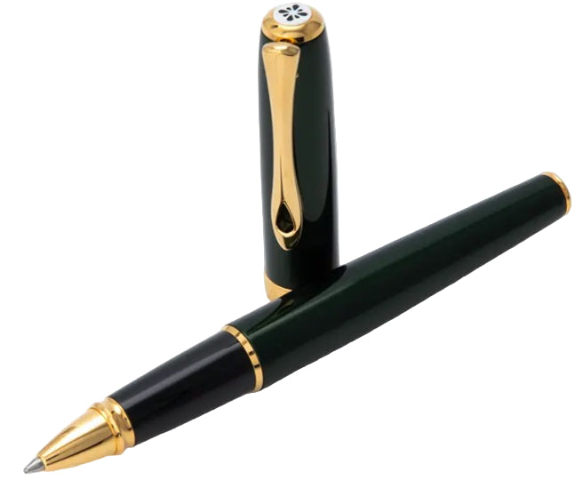 Diplomat Excellence A² Rollerball Pen - Evergreen Gold - Blesket Canada