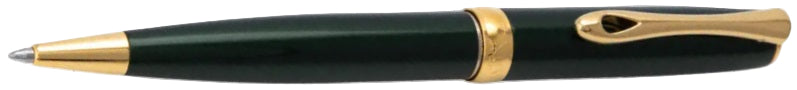 Diplomat Excellence A2 Evergreen Gold Ballpoint Pen - Blesket Canada