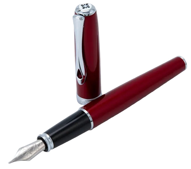 Diplomat Excellence A2 Magma Red Fountain Pen - Blesket Canada