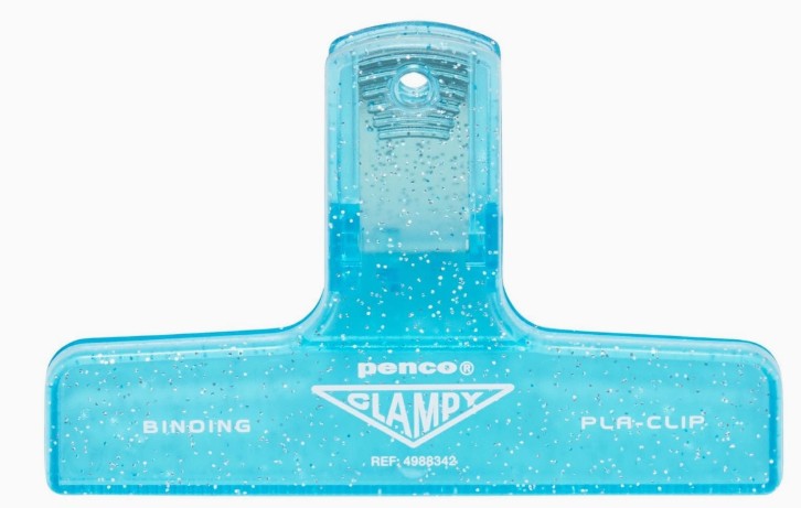 Hightide Penco Plastic Clip Glitter – Light Blue - Blesket Canada