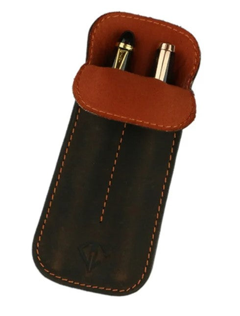 Dee Charles Double Pen Sleeve - Rawhide Orange - Blesket Canada