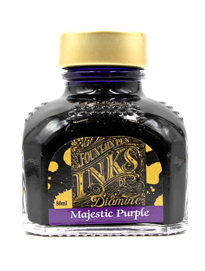 Diamine Fountain pen Inks 80ml - Majestic Purple - Blesket Canada