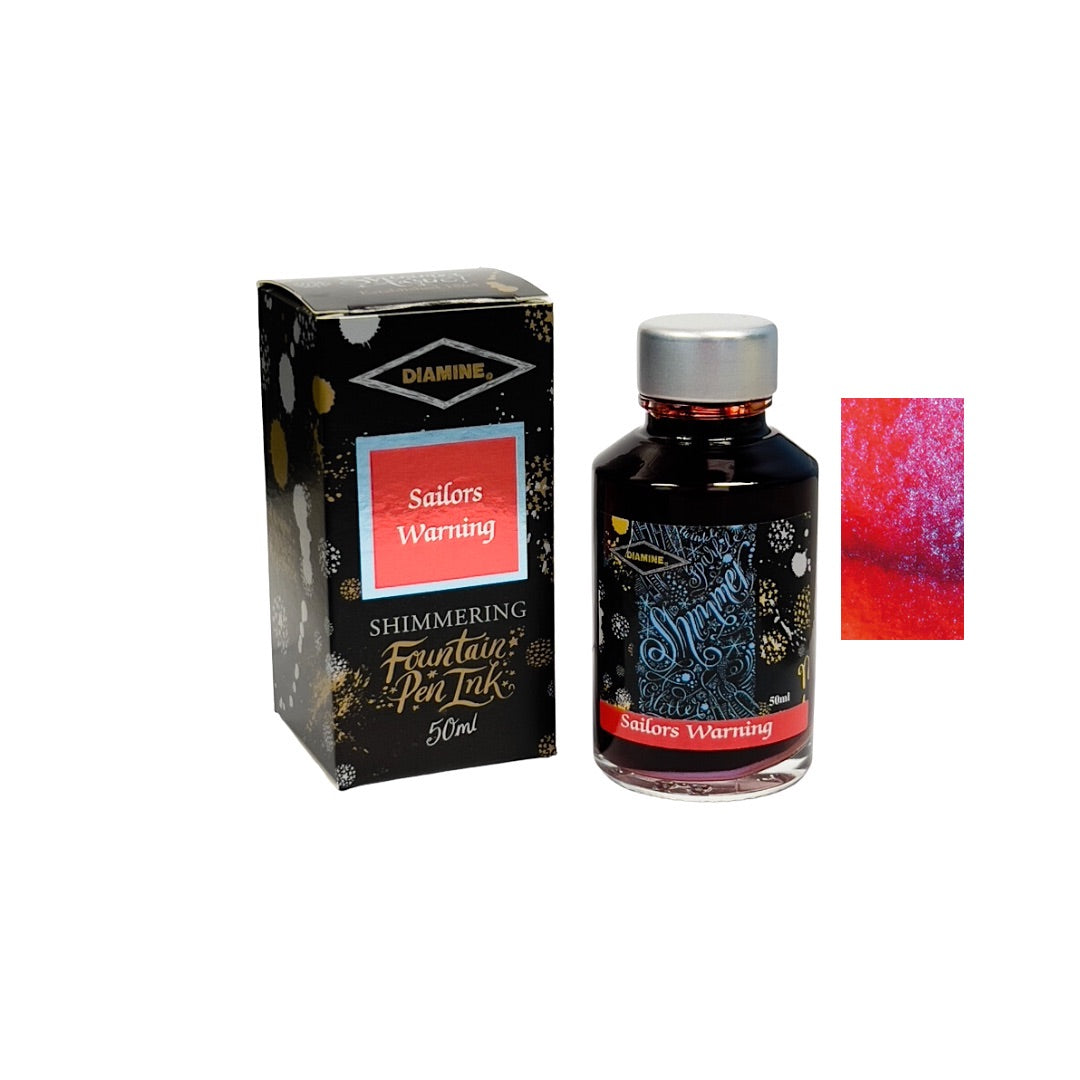 Diamine Shimmering Fountain pen Inks 50ml - Sailors Warning