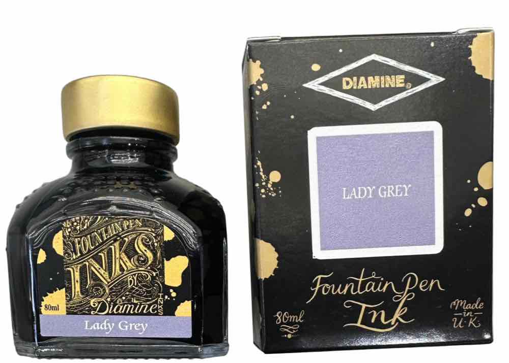 Diamine Fountain pen Ink 80ml - Lady Grey - Blesket Canada