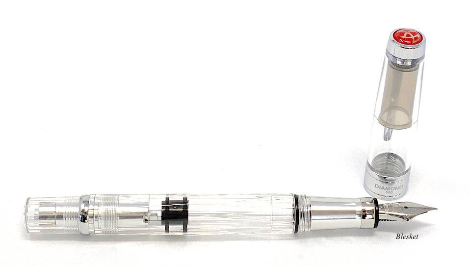 TWSBI Diamond 580 AL Silver Fountain Pen - Blesket Canada