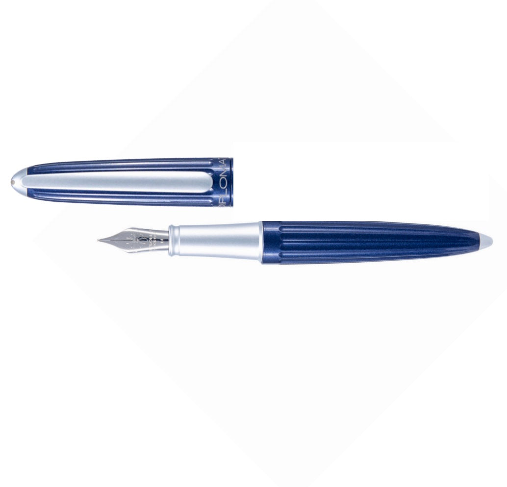 Diplomat Aero Fountain Pen - Midnight Blue - Blesket Canada