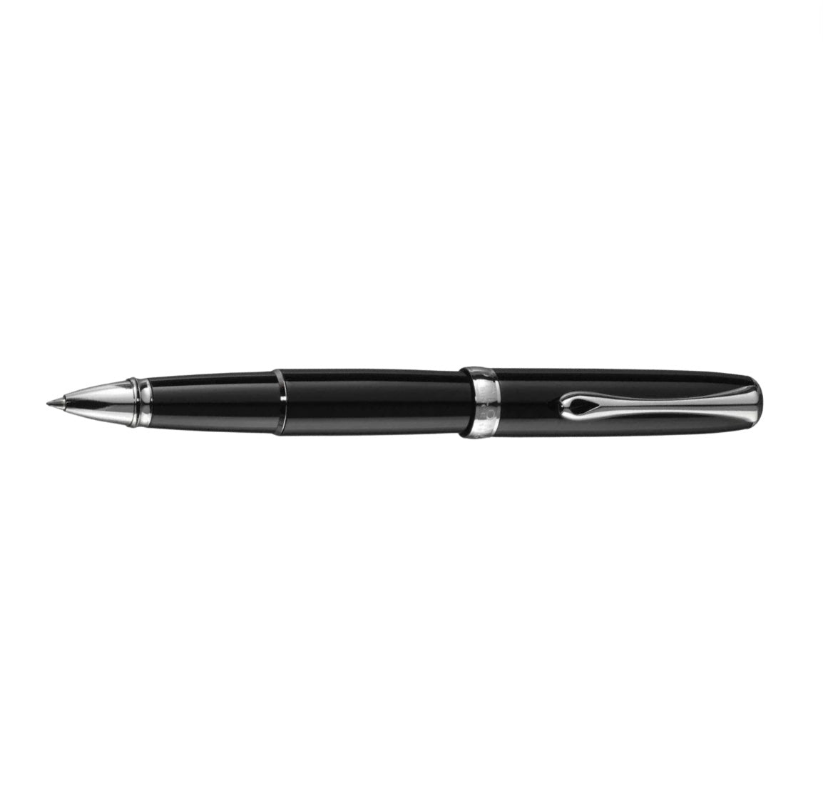 Diplomat Excellence A2 Black Lacquer Chrome Rollerball - Blesket Canada