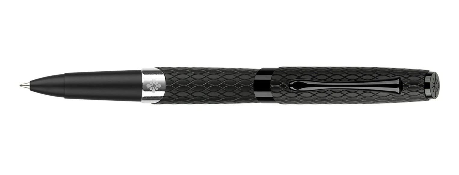 Diplomat Rollerball Cobra Guilloche Black - Blesket Canada