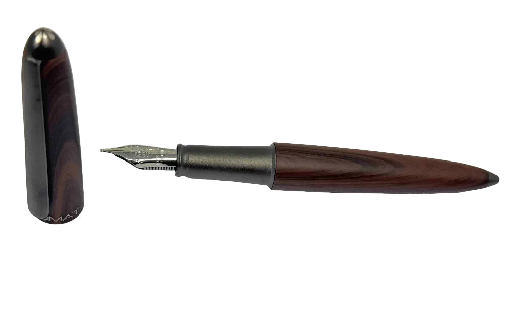 Diplomat Aero Fountain Pen - Black Forest - Blesket Canada