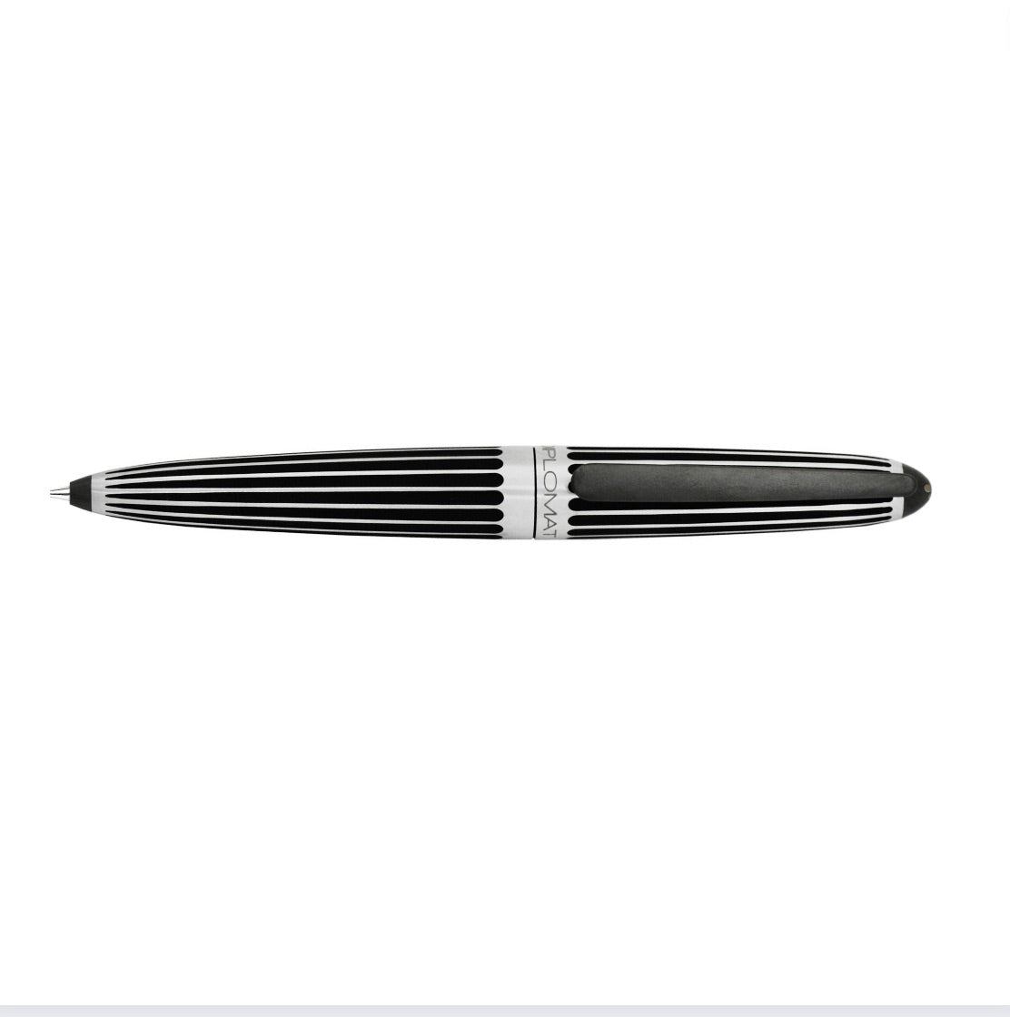 Diplomat Aero Ballpoint Pen - Black Stripes - Blesket Canada