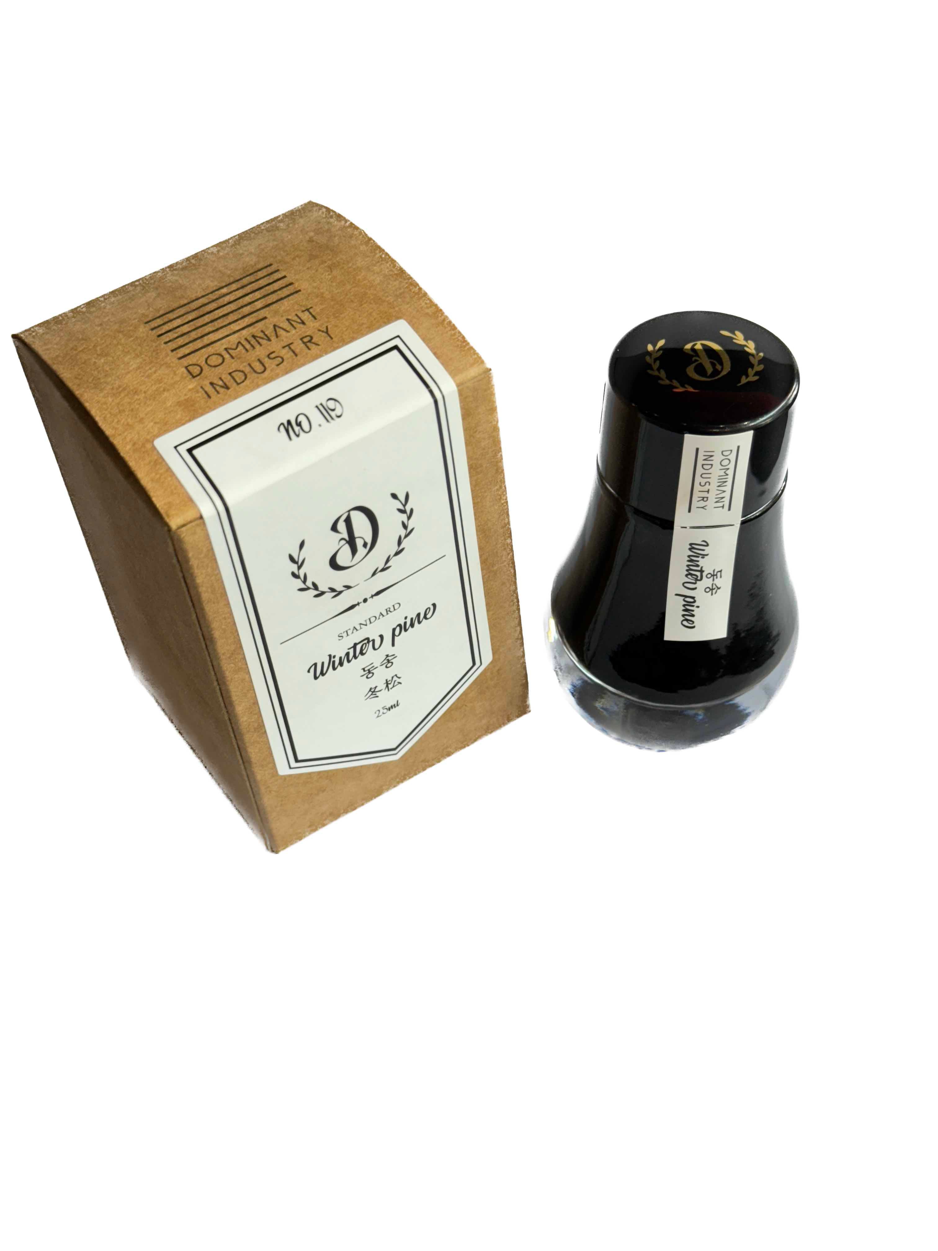 Dominant Industry Standard Series Fountain Pen Ink (25ml) - Winter Pine No 119 - Blesket Canada