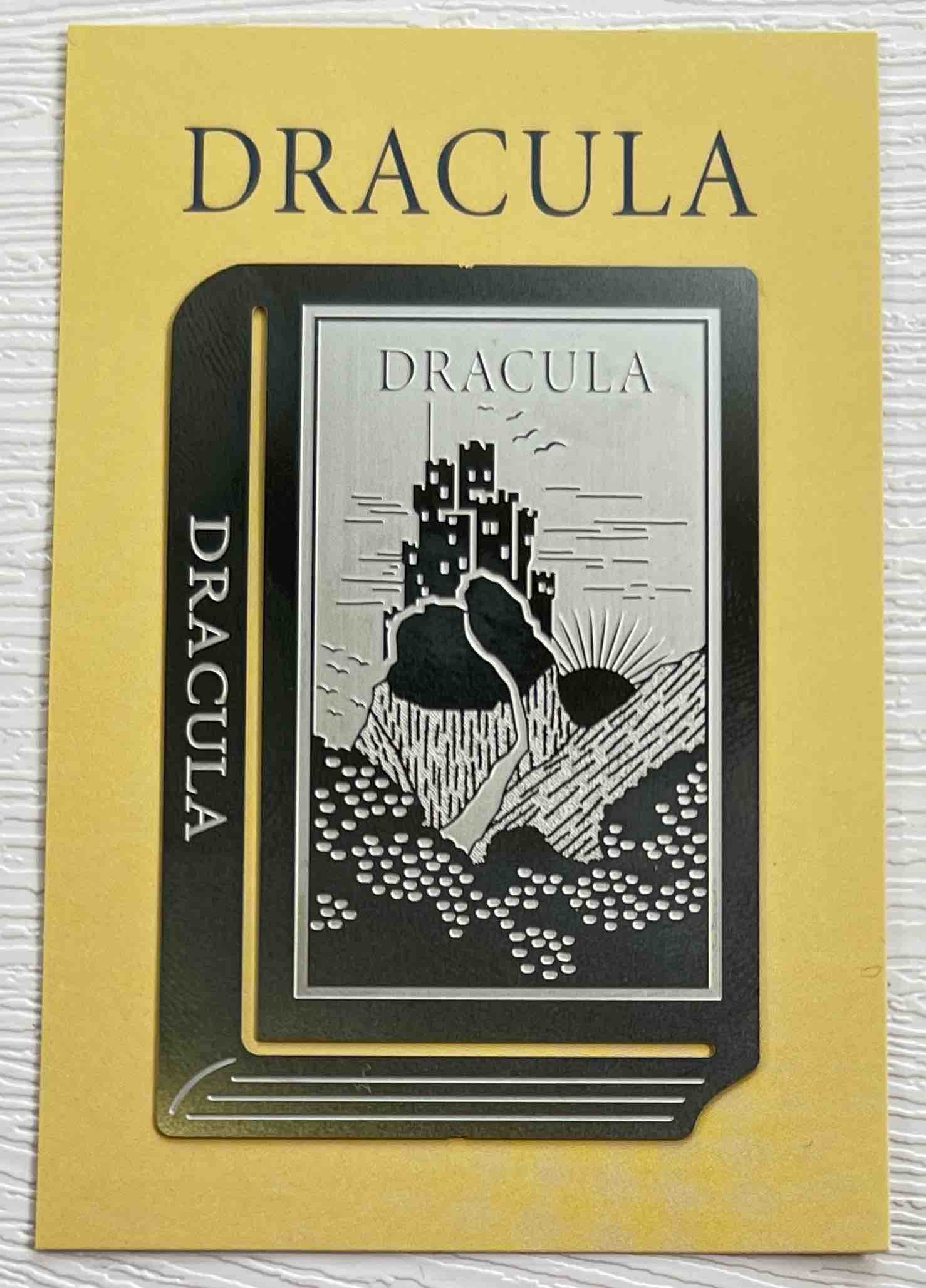 Wearingeul Metal Edge Bookmark - Dracula - Blesket Canada