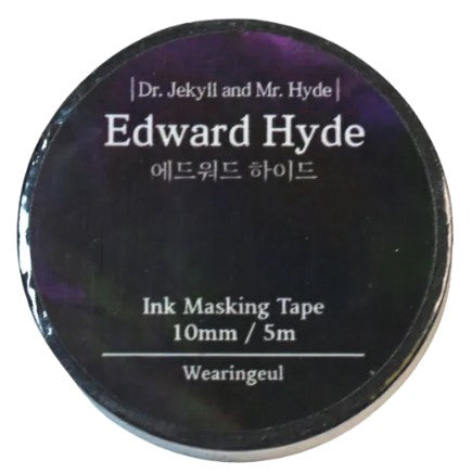 Wearingeul Ink Masking Tape - World Literature Series Part 2 - Edward Hyde - Blesket Canada