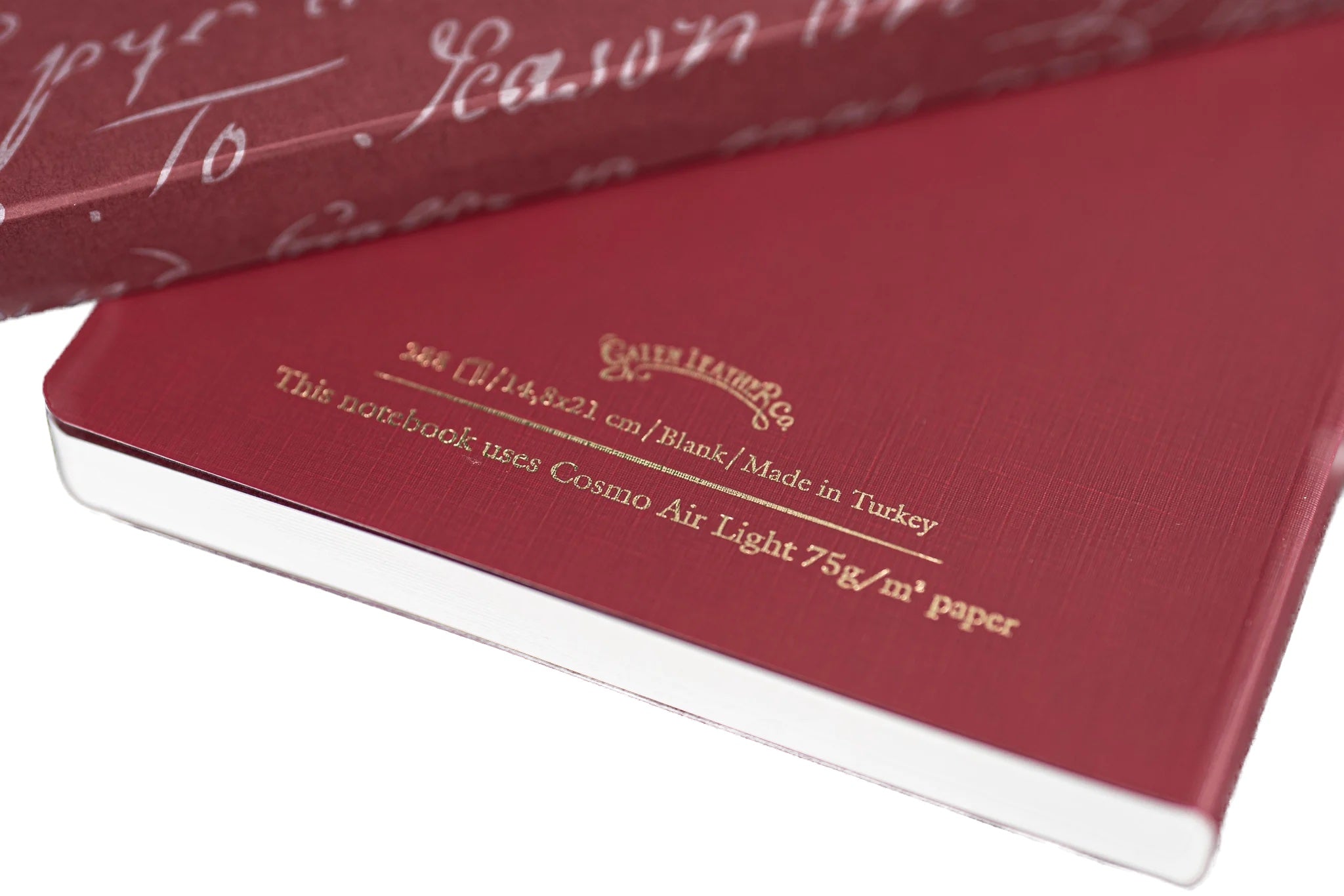 Galen Leather Everyday Blank Notebook - Cosmo Air Light Paper - A5 - Blesket Canada