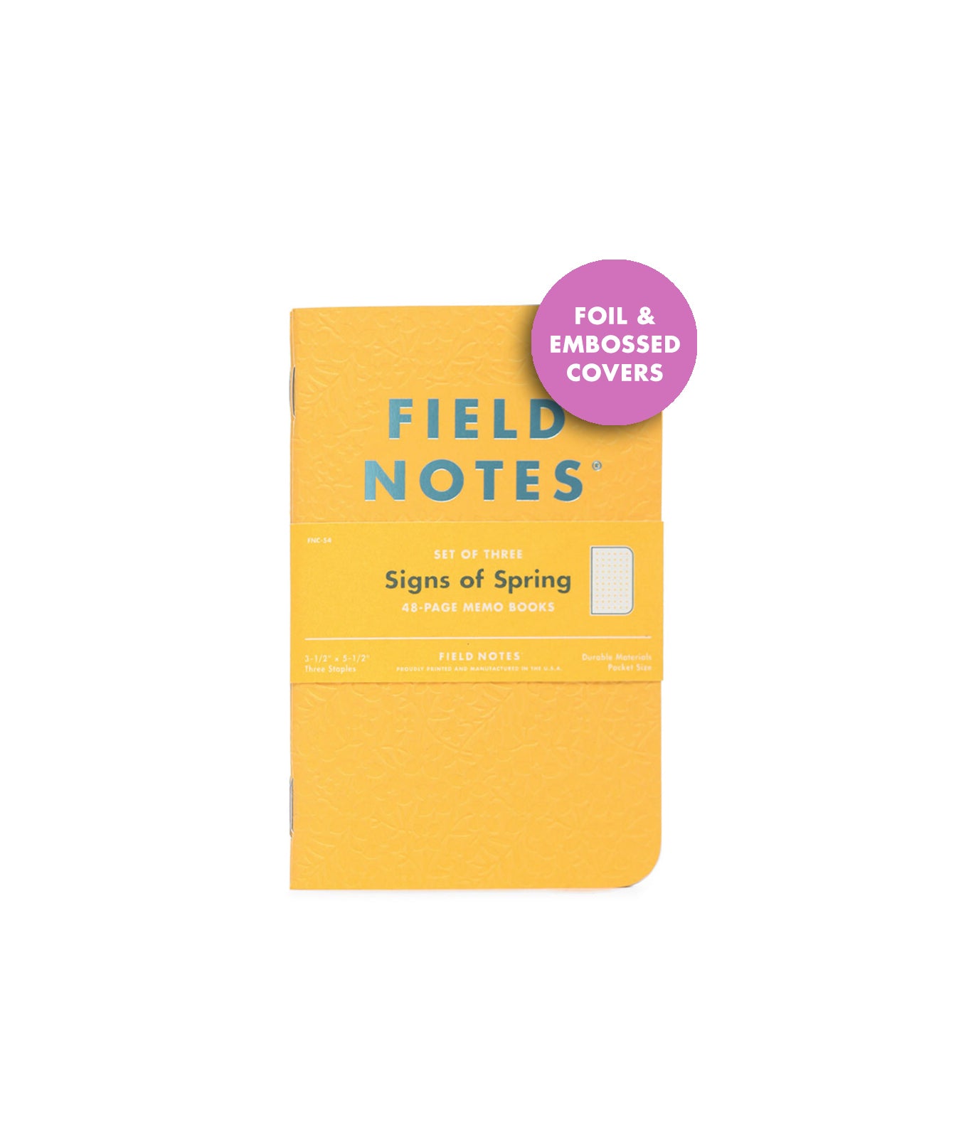 Field Notes QUARTERLY Edition - Signs of Spring (3-Pack) - Blesket Canada