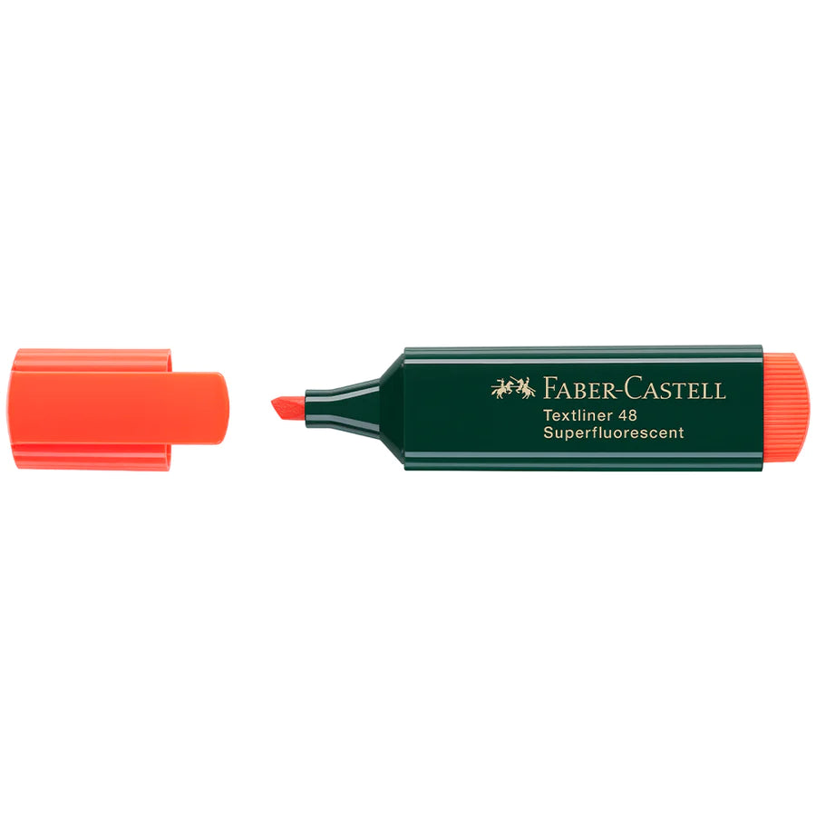 Faber Castell Textliner 1548 Superfluorescent Orange - Blesket Canada