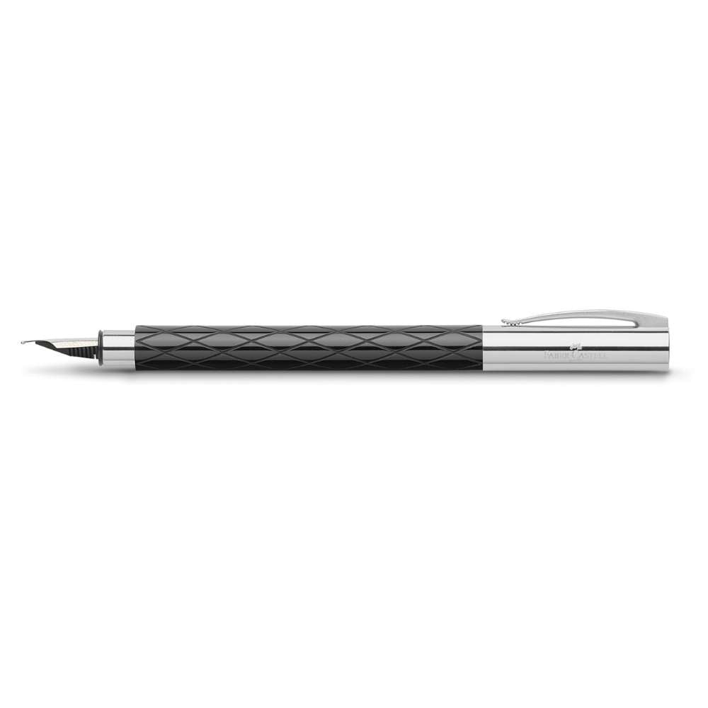 Faber-castell Ambition Rhombus Black Fountain Pen- Blesket Canada