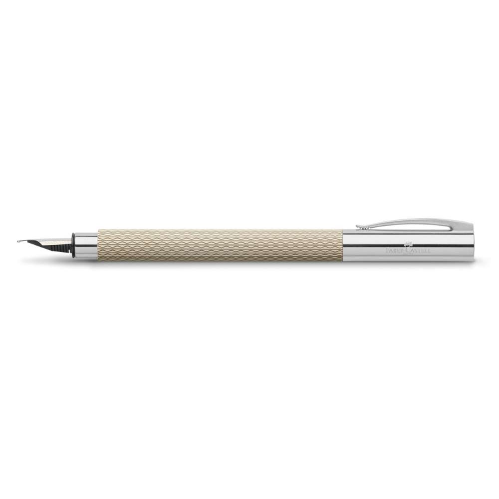 Faber-Castell Ambition OpArt White Sand Fountain Pen- Blesket Canada