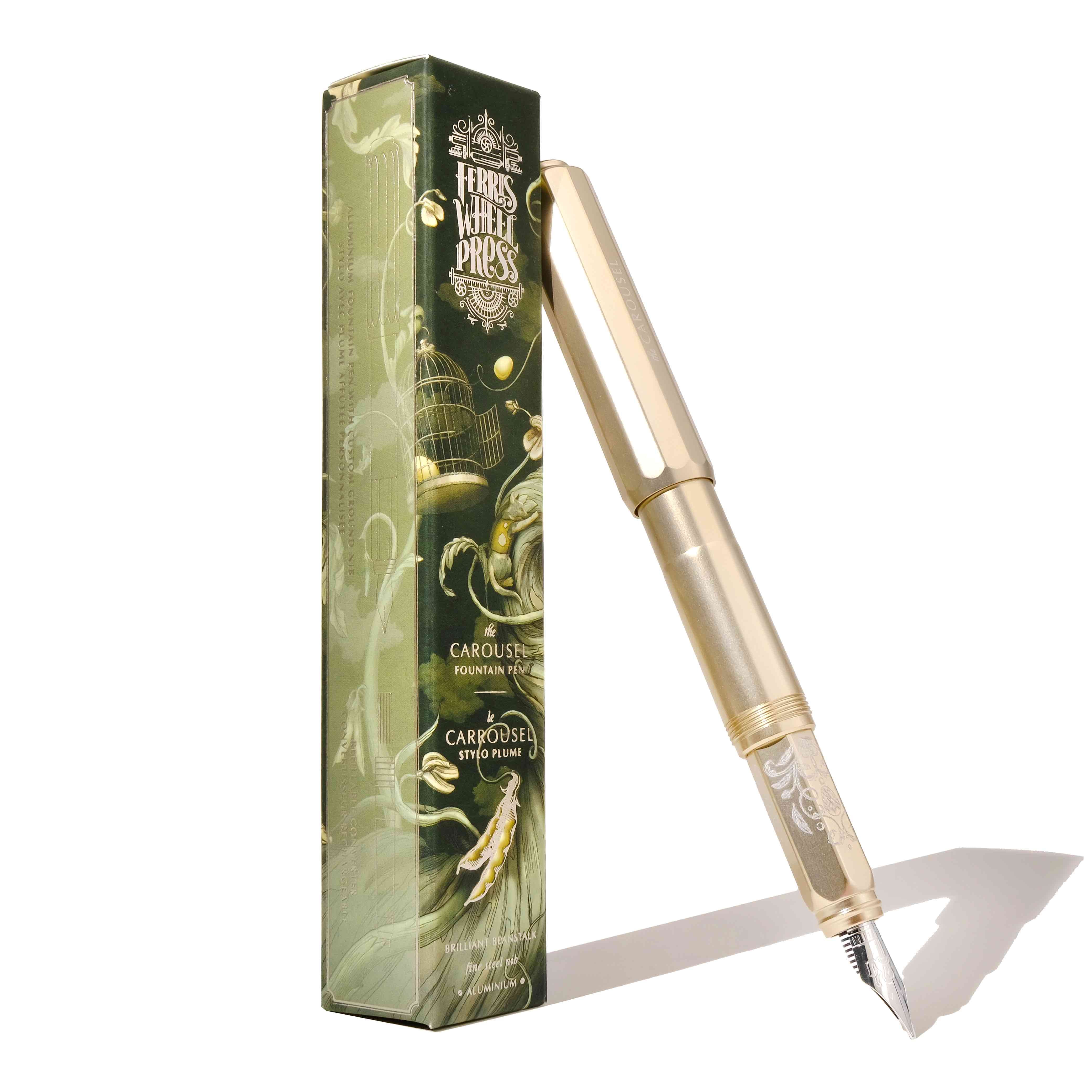 Ferris wheel Limited Edition Aluminum Carousel Fountain Pen - Brilliant Beanstalk - Blesket Canada