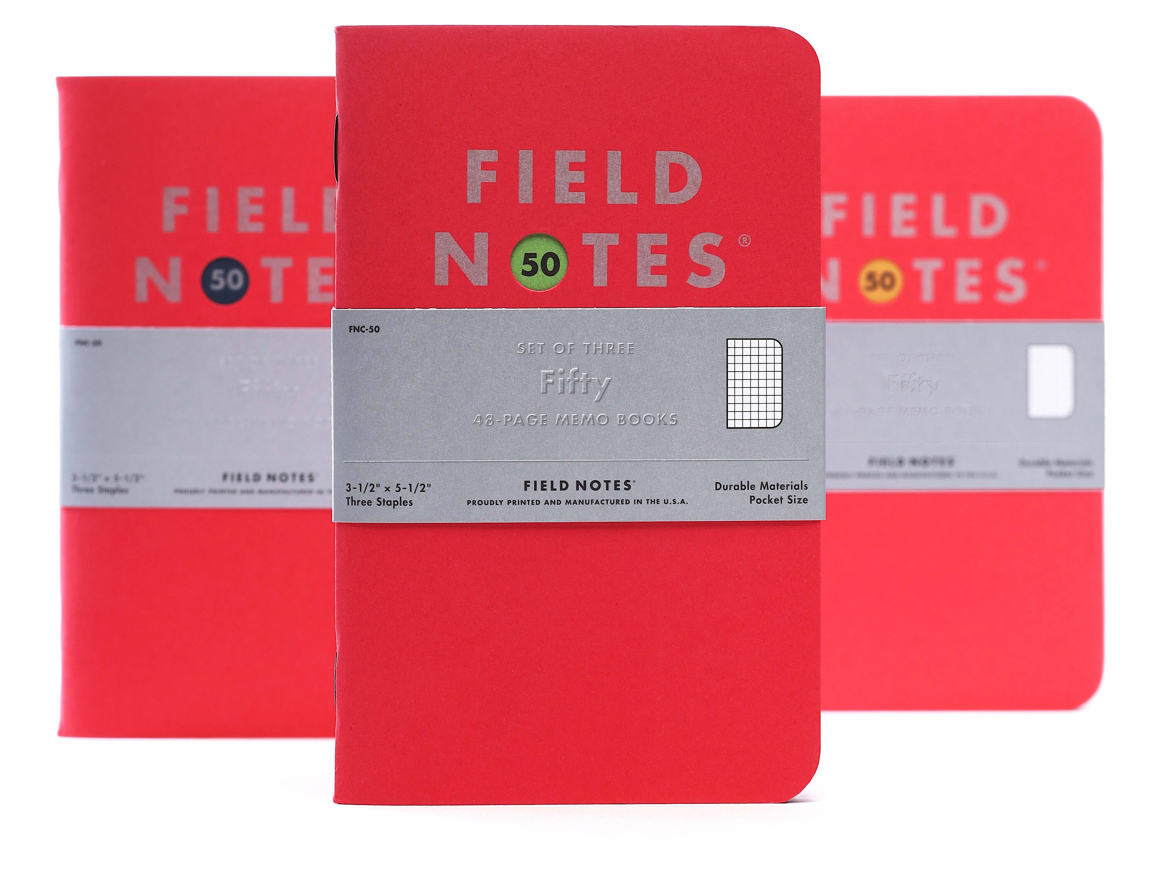 Field Notes - Special Edition FIFTY pack of 3 - Blesket Canada