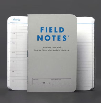 Field Notes Index: Ledger & Date Books 2 Pack - Blue Logo - Blesket Canada