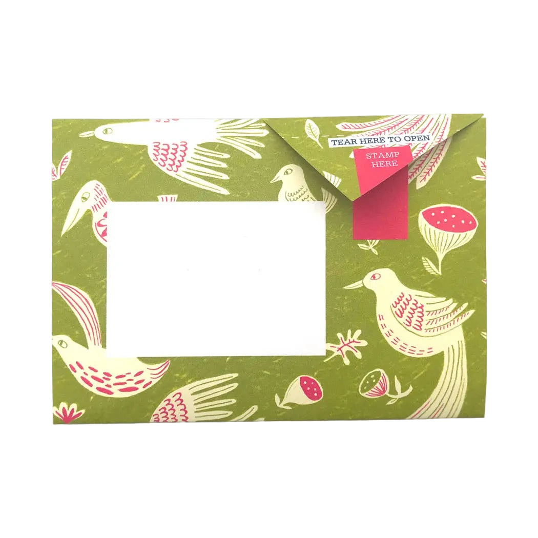 Fig & Feather Pigeon, Folding Letter Set – Pack of 6 Letters - Blesket Canada