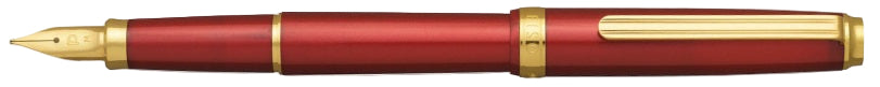 Platinum BISO Fountain Pen – Flame Red (Limited Edition) - Blesket Canada