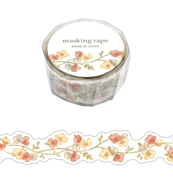 Mind Wave Palette Masking Tape - Flower Orange - Blesket Canada