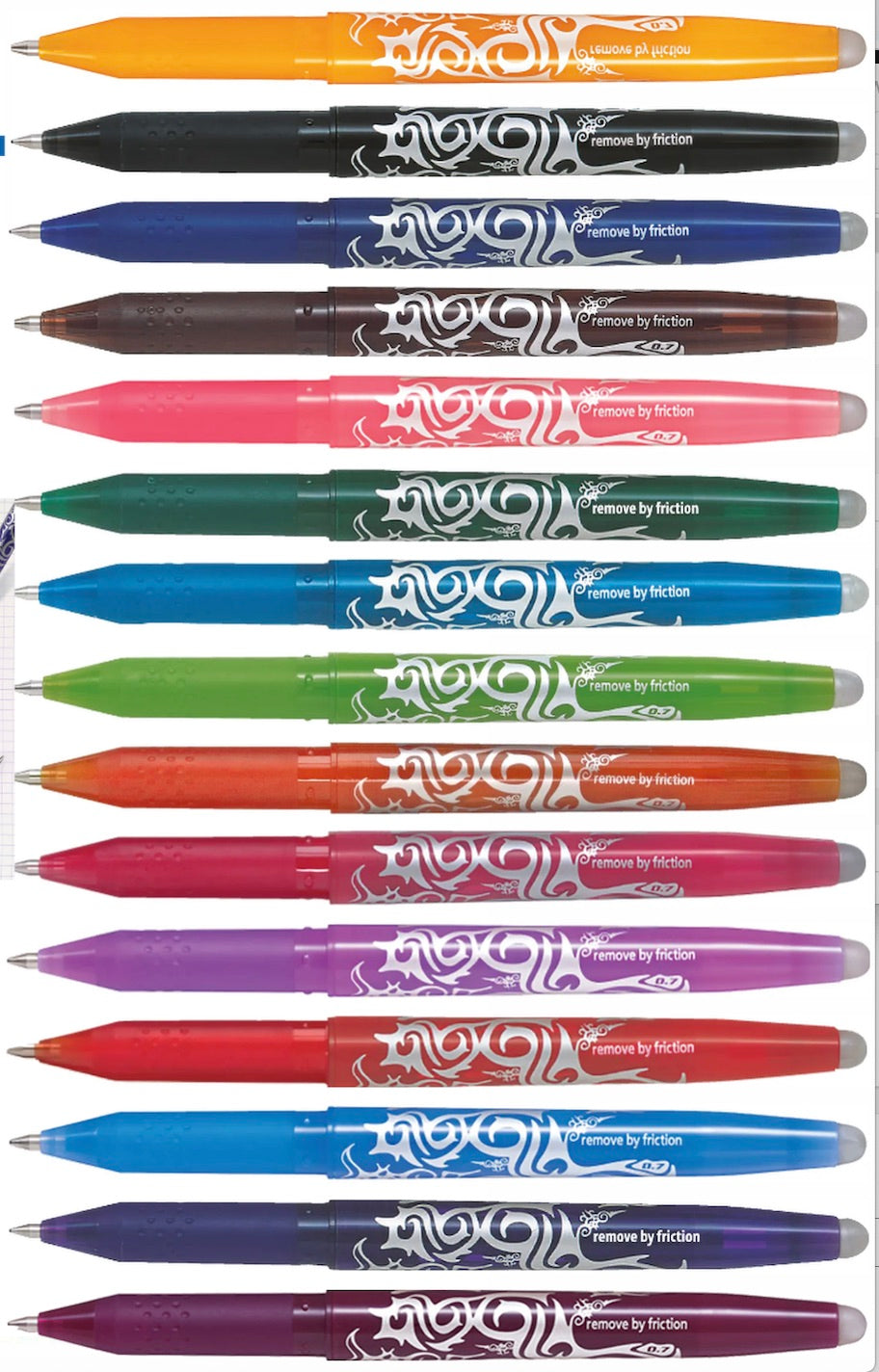 Pilot FriXion Ball Erasable Rollerball Gel 0.7mm, Single Pens - Blesket Canada