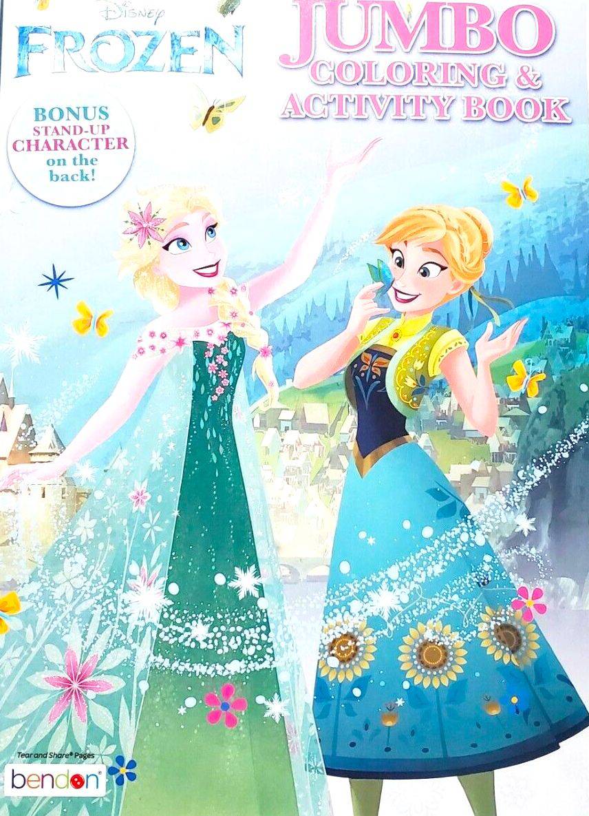 Frozen Jumbo Coloring & Activity Book - Blesket Canada