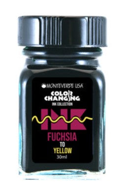  Monteverde Color Changing Ink 30ml  - Fuchsia to Yellow - Blesket Canada