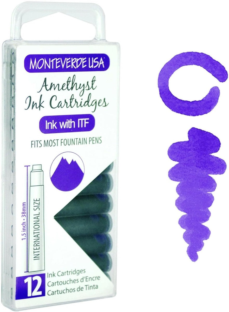 Monteverde Standard Cartridges - Pack of 12