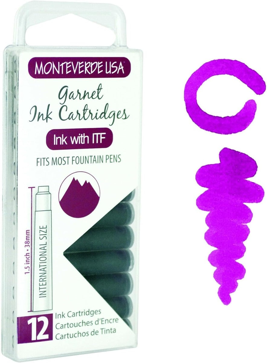 Monteverde Standard Cartridges - Pack of 12