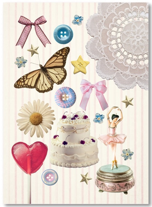 Only Happy Things Stationery Postcard - Girly Things - Blesket Canada