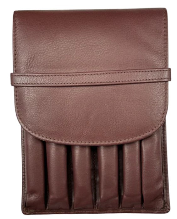 Girologio 6 Pen Case - Antique Brown - Blesket Canada