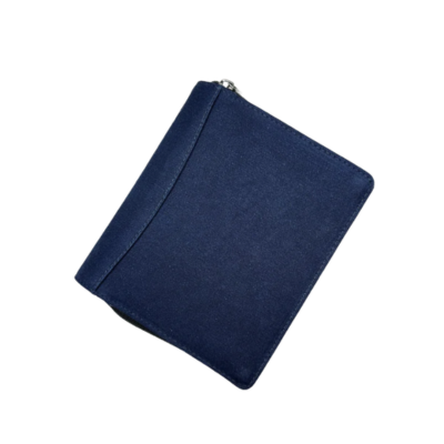 Cotton Denim 12 Zip Pen Case - Blesket Canada