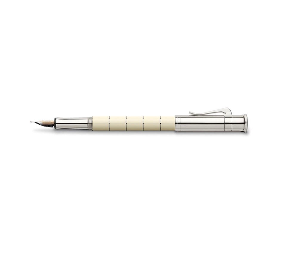 Graf von Faber Castell Classic Anello Ivory Fountain Pen - Blesket Canada