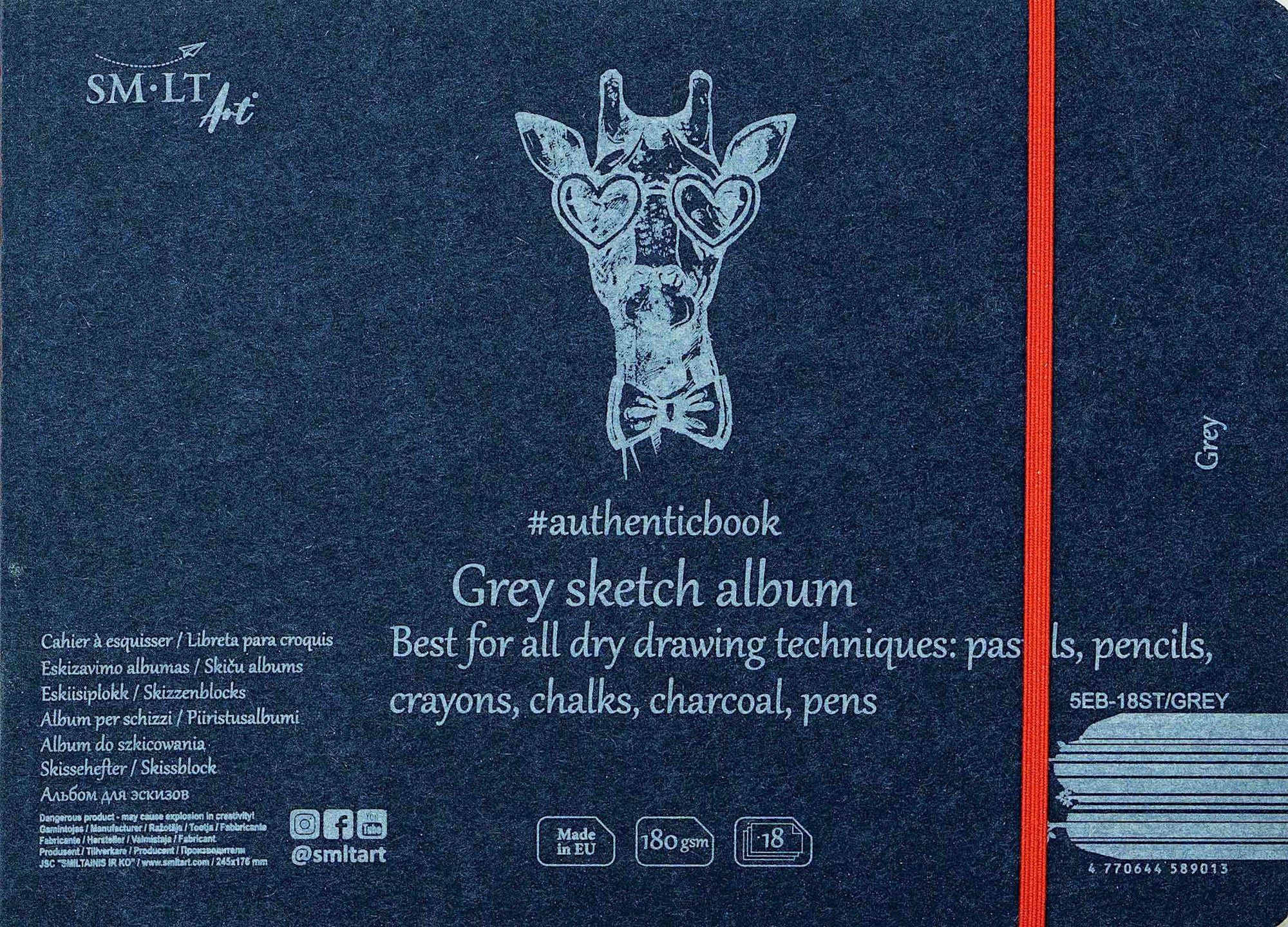SM-LT Grey Sketch Album - Blesket Canada