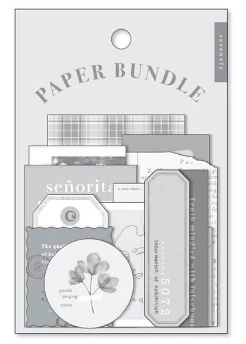 Mind Wave Paper Bundle Sticker – Grey - Blesket Canada