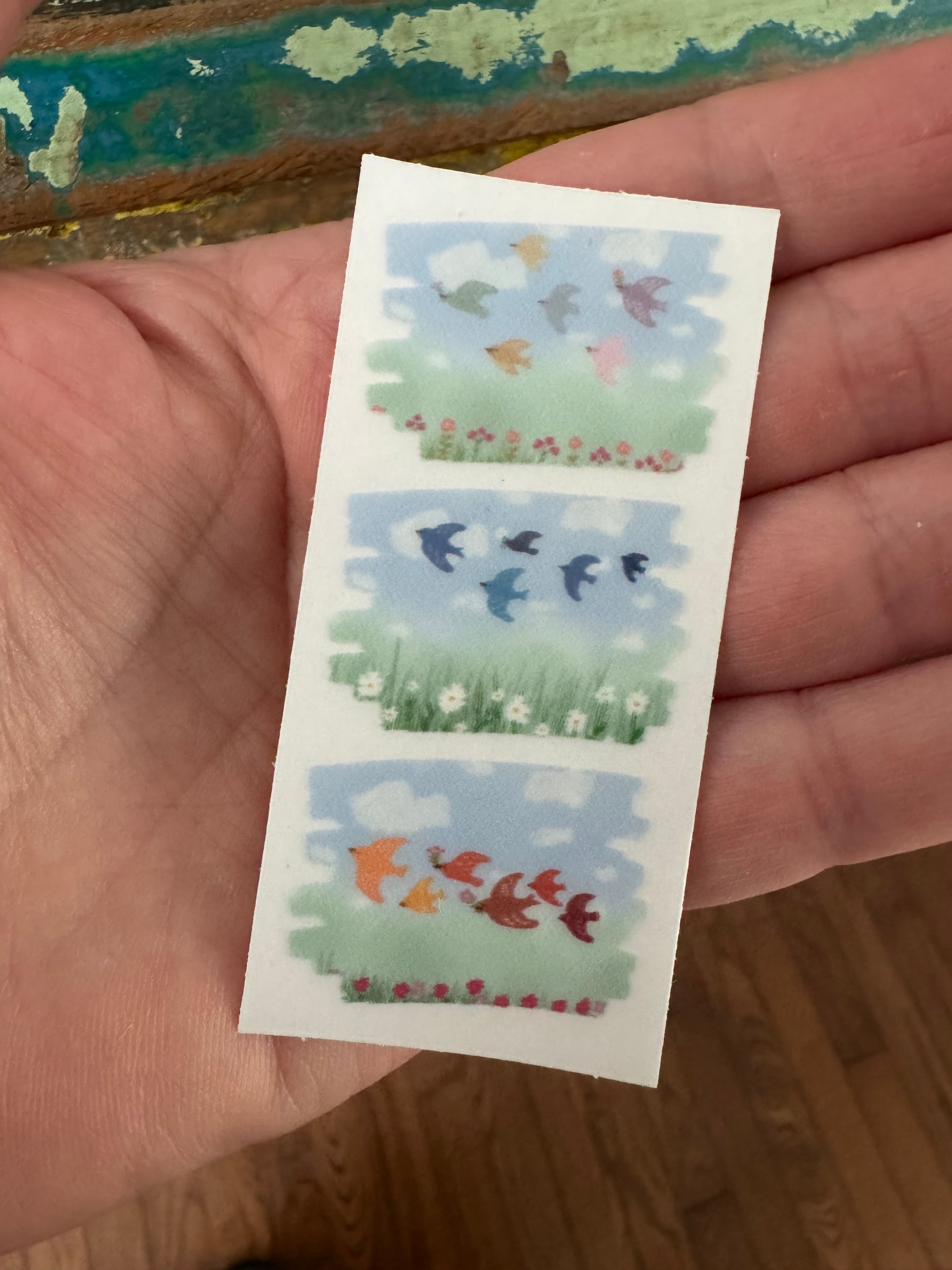 Hello Lovely Little Lovely Sticker – Bird Washi Frames - Blesket Canada