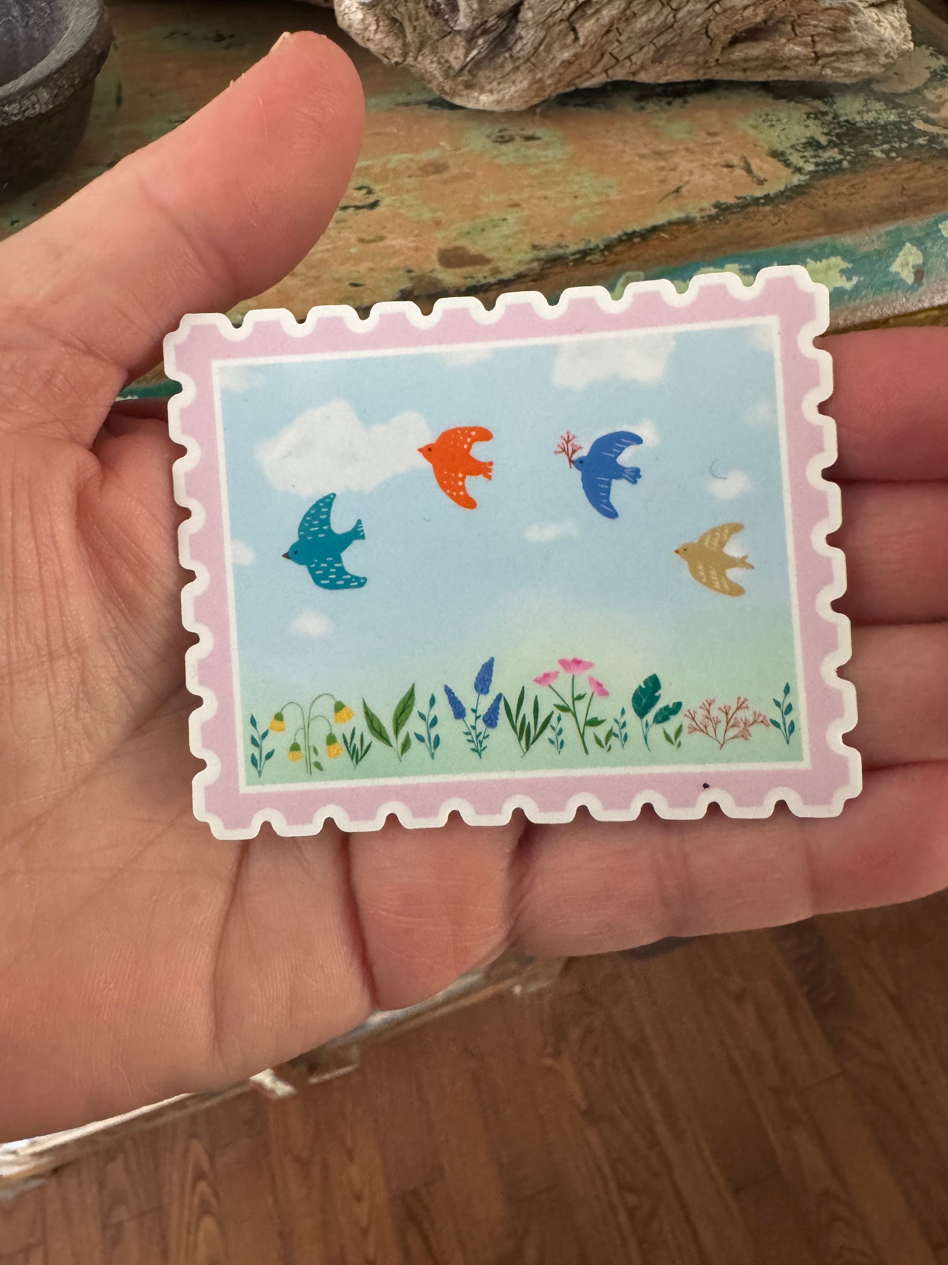 Hello Lovely Little Lovely Sticker – Bird Post - Blesket Canada