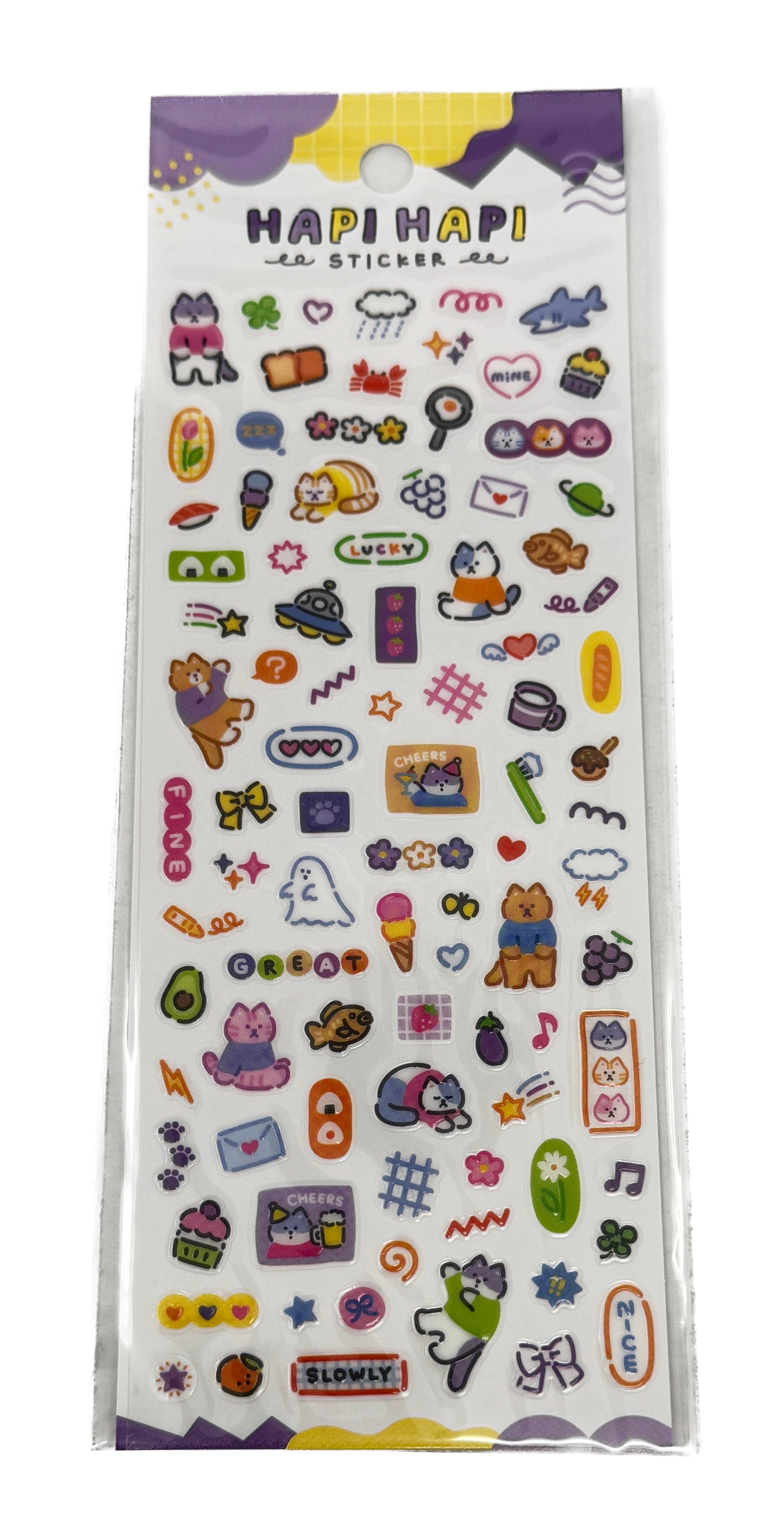 Mind Wave Happy Happy Sticker – Cat - Blesket Canada
