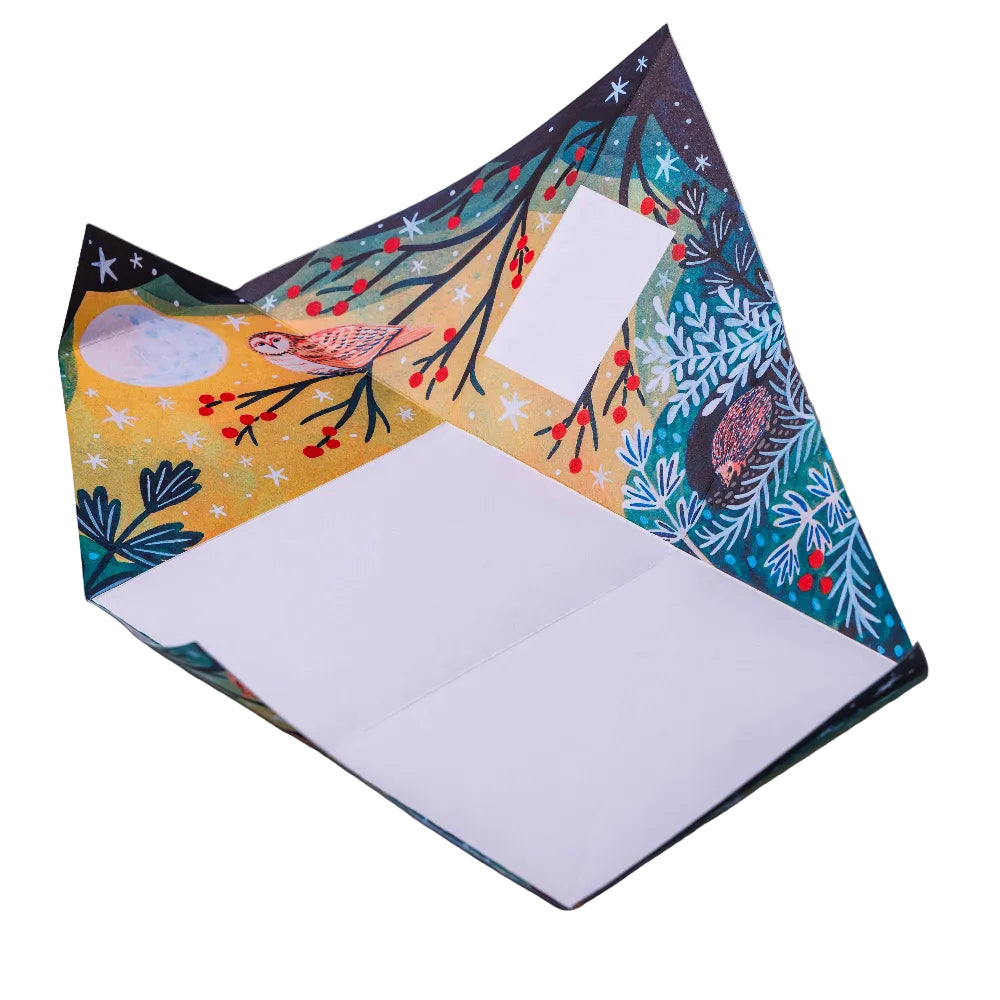 Harvest Moon Pigeon, Folding Holiday Letter Pack, Pack of 6 - Blesket Canada