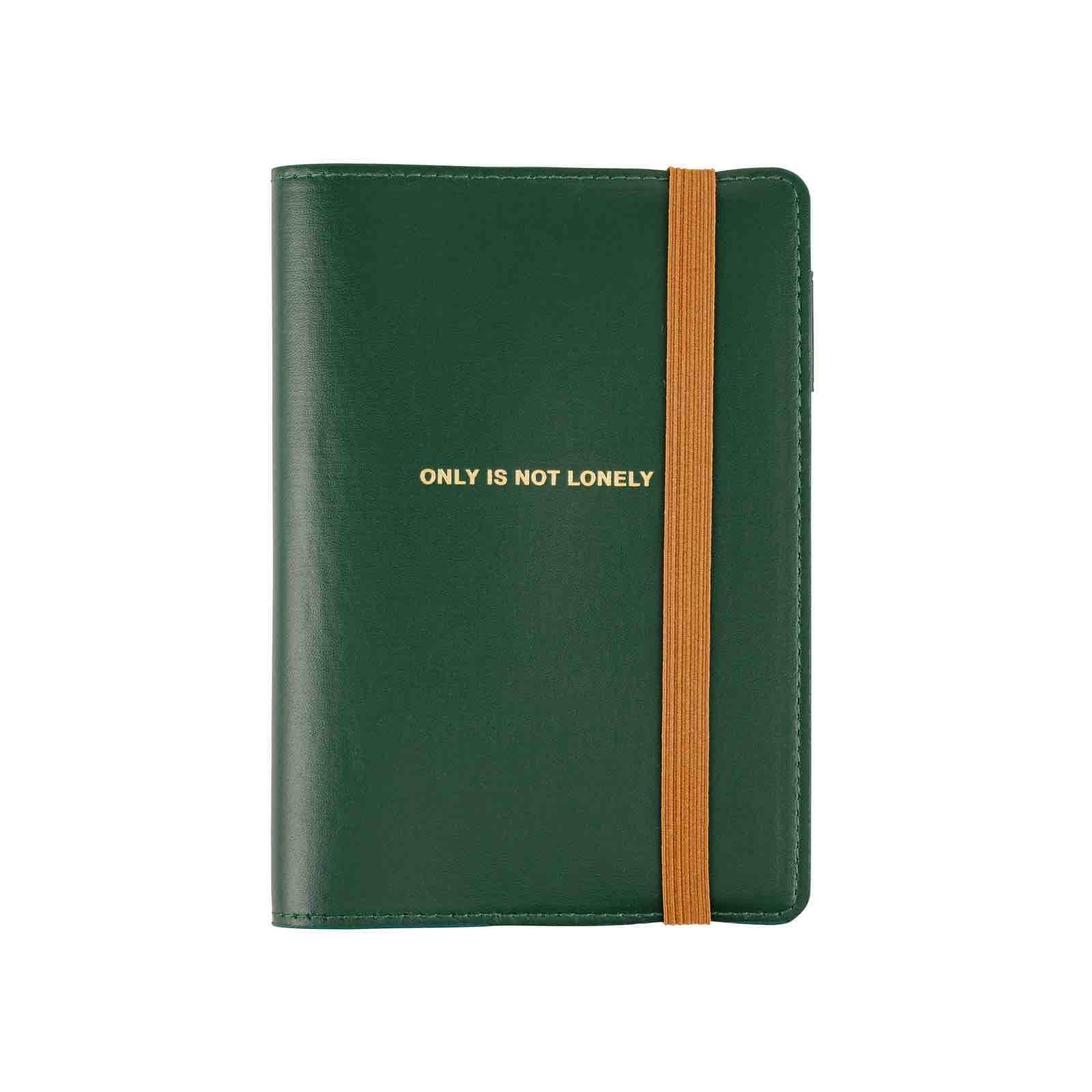 Hobonichi Techo 2025 A6 Cover - Only is Not Lonely (Ivy Green) - Blesket Canada