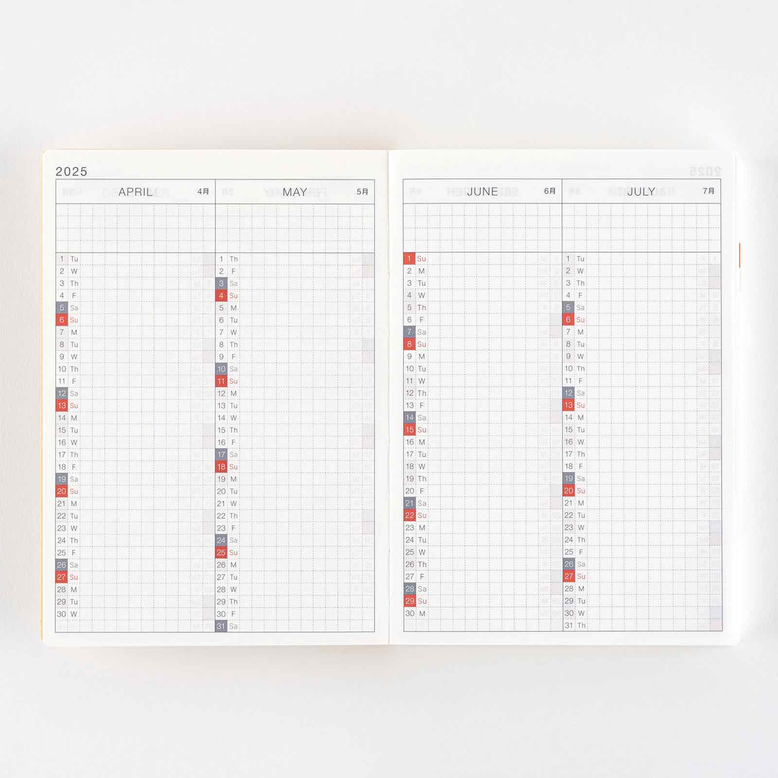 Hobonichi Techo 2025 A6 (English Edition) - Original - Blesket Canada