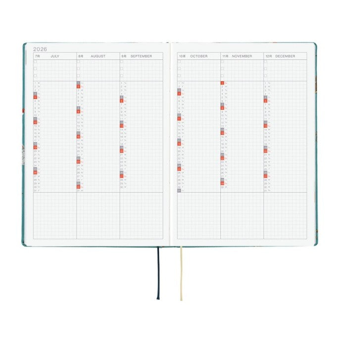 Hobonichi Techo 2026 HON Planner A5 (Daily) - Bow & Tie: In the forest - Blesket Canada