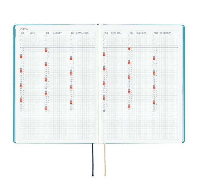 Hobonichi Techo 2026 HON Planner A5 (Daily) - Virginia Lee Burton: The Little House - Blesket Canada