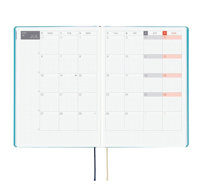 Hobonichi Techo 2026 HON Planner A5 (Daily) - Virginia Lee Burton: The Little House - Blesket Canada