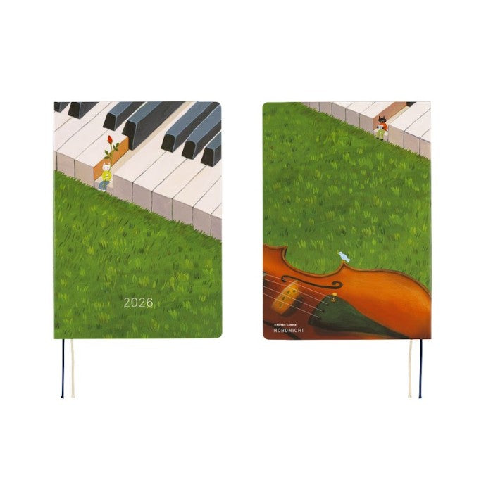 Hobonichi Techo 2026 HON Planner A5 (Daily) Hiroko Kubota: Waiting on the Chord - Blesket Canada