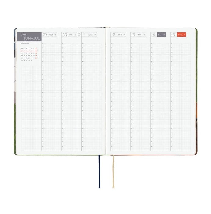 Hobonichi Techo 2026 HON Planner A5 (Daily) Hiroko Kubota: Waiting on the Chord - Blesket Canada